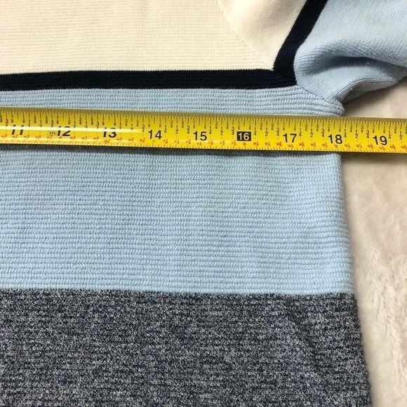 NORTHERN Reflections Ribbed Blue Tones Crew Neck Sweater Small - Picture 6 of 9